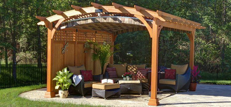 Modern Wood Pergola Installation in La Habra Heights, CA